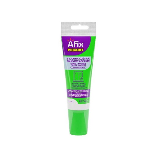 [2402030231] AFIX PEGADIT SILICONA VYA TRANSPARENTE X 50 ML - Caja de 12